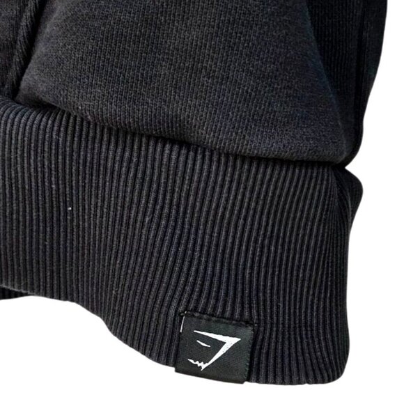 Gymshark Graphic Hoodie Black W Tiger Graphic Strength Department Casual Sz S - Picture 6 of 8